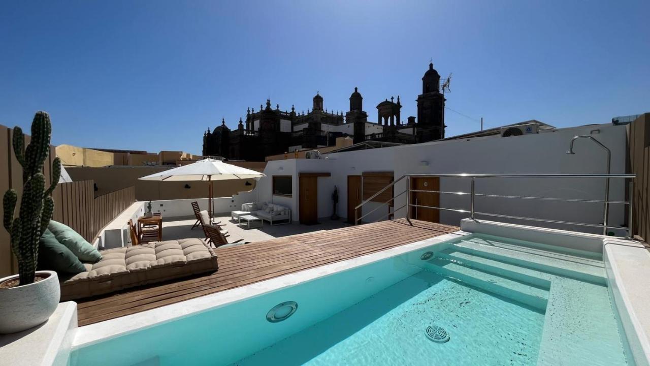 C-10 Vegueta Apartment - Private Rooftop Pool 大加那利岛拉斯帕尔马斯 外观 照片